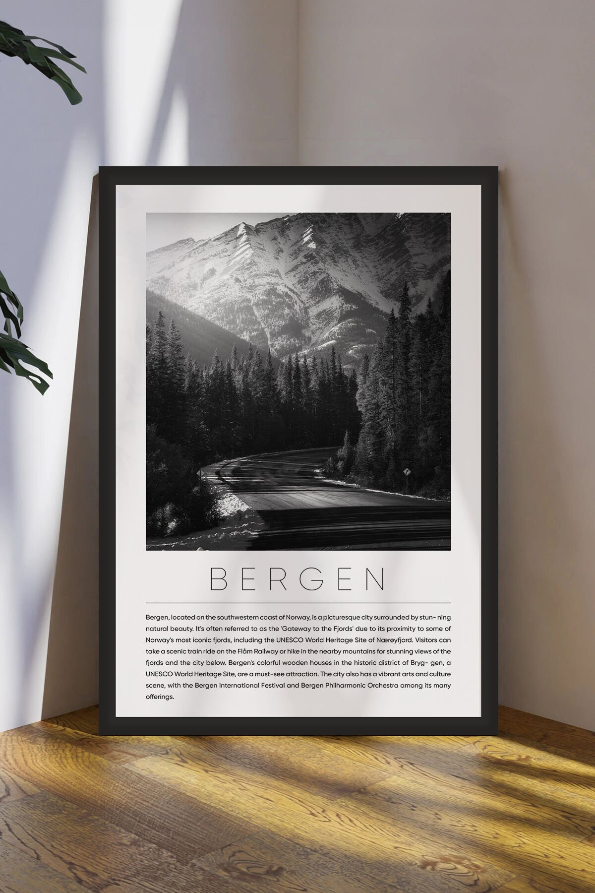 Dünya Şehirleri Koleksiyonu Çerçeve Görünümlü Mdf Tablo