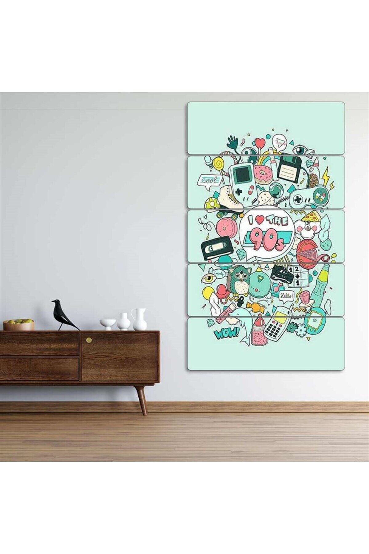 I Love The 90's, Nostalji Teknoloji - 5 Parçalı Tablo