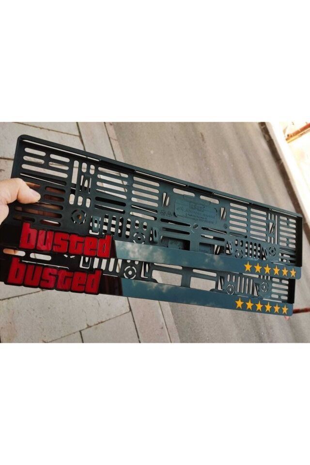 Plakalık Gta Busted Model Piyano Black Pleksi Takmatik(çift)