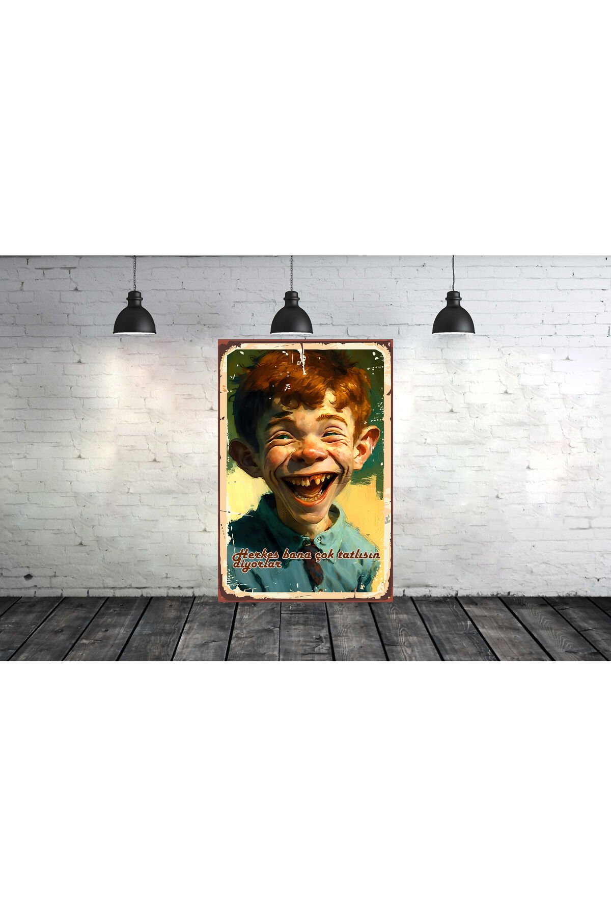 Bana Tatlısın Diyorlar Temalı Çocuk 20 x 30 CM Tablo