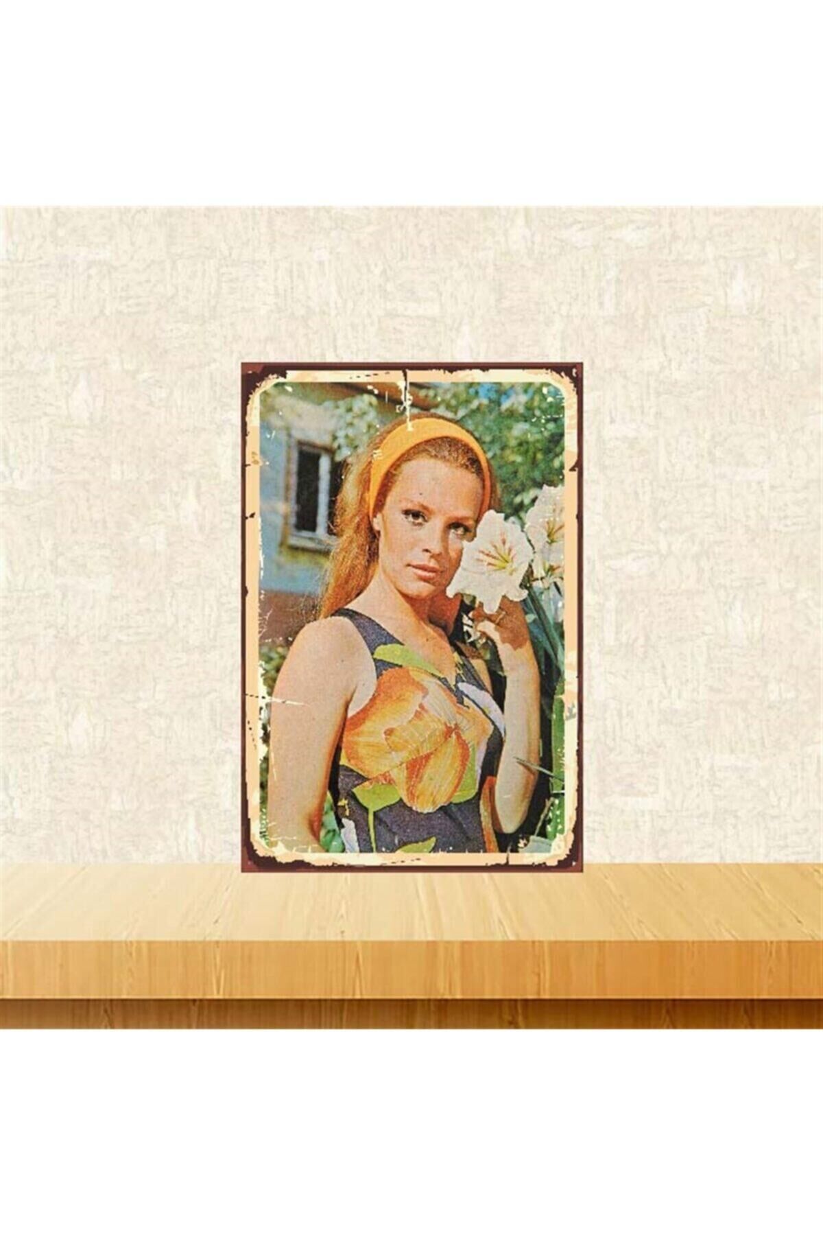 Hülya Koçyiğit 20-30 Cm Retro Ahşap Poster Tkfx3708