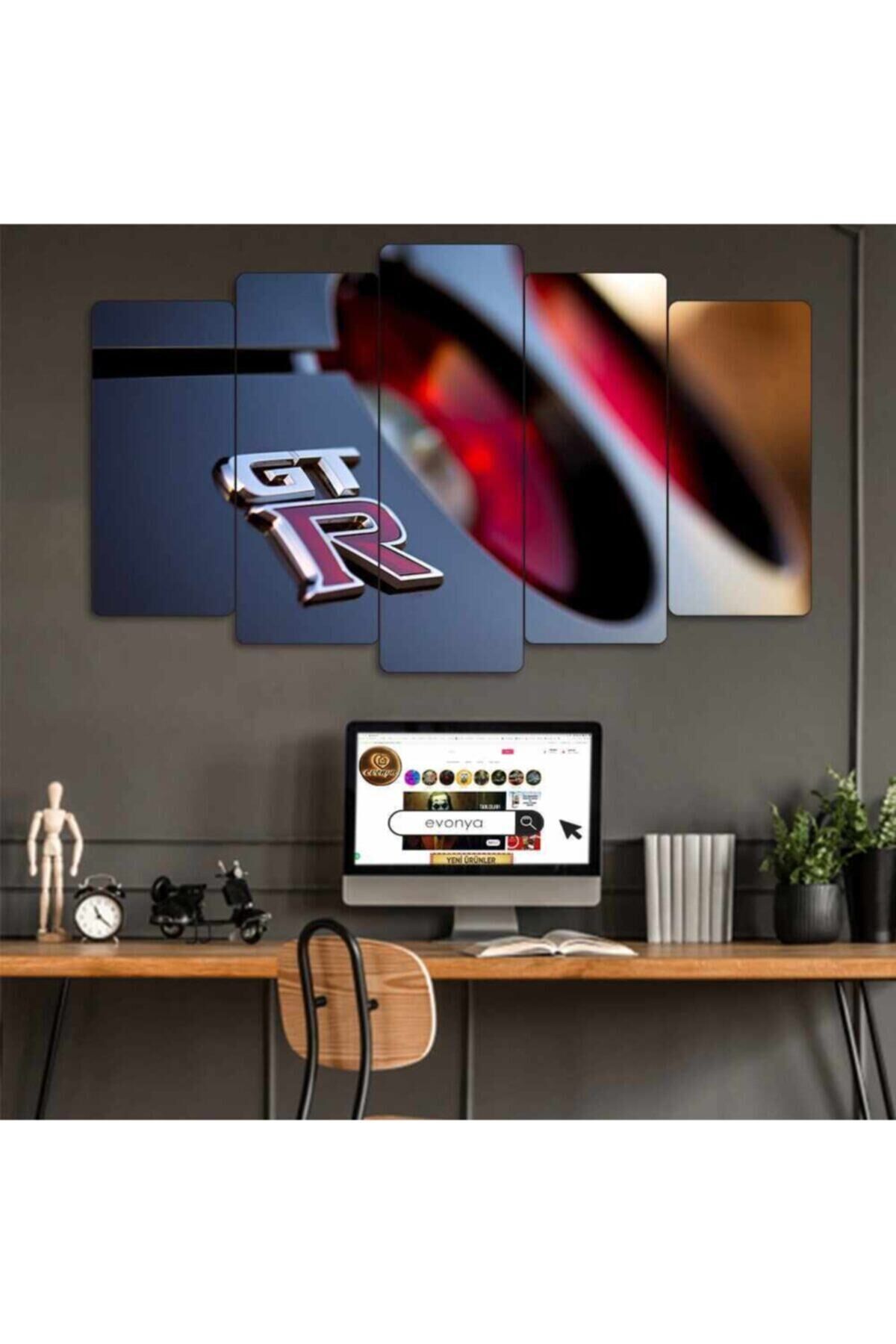 Nissan Gt-r - 5 Parçalı Tablo