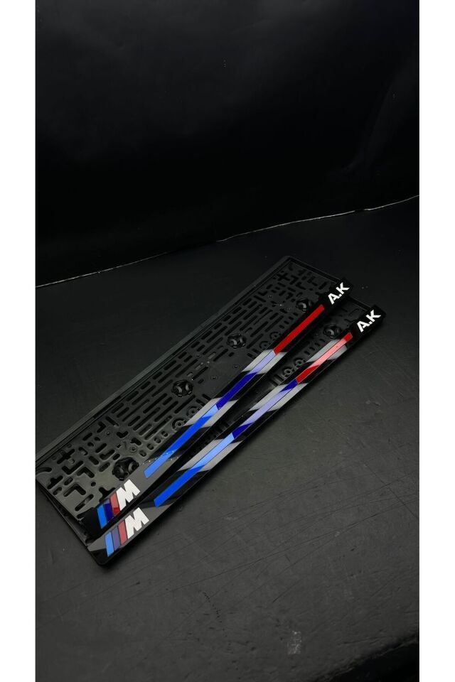 BMW M Uyumlu RENKLİ LUX PLEKSİ TAKMATİK PLAKALIK