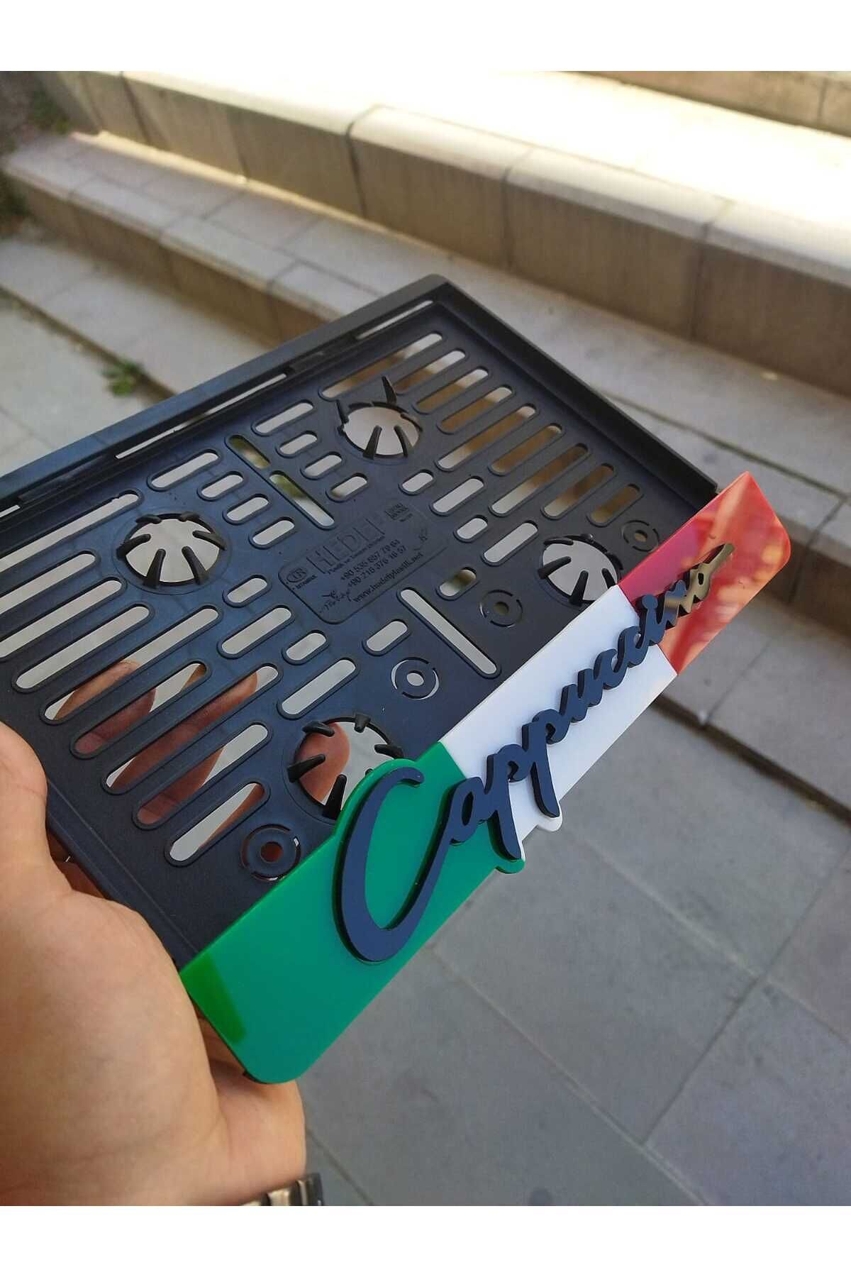 Motorsiklet Plakalık Lazer Kesim Pleksi Cappuccino