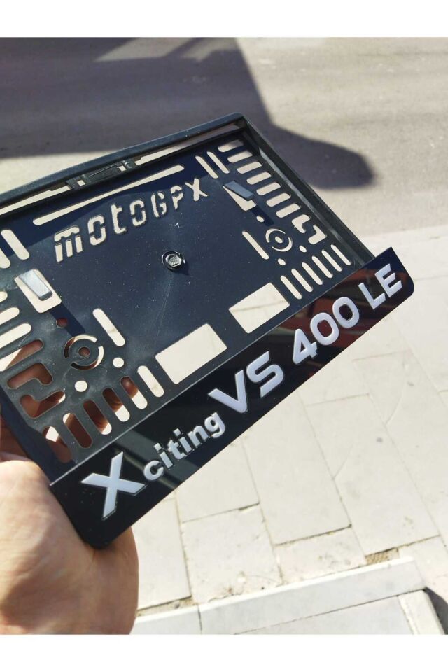 MOTORSİKLET PLAKALIK VS 400 LE LAZER KESİM PLEKSİ