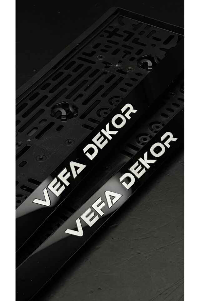 3D LÜX Standartlara Uygun Takmatik Pleksi PLAKALIK