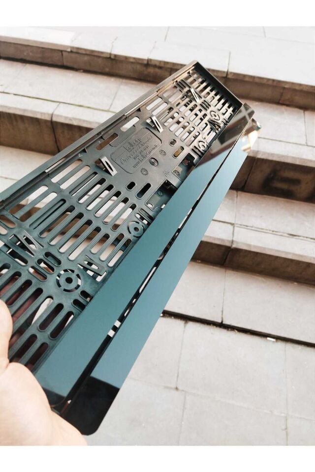 Plakalık Siyah Lazer Kesim Pleksi Sade ( 2 Adet )