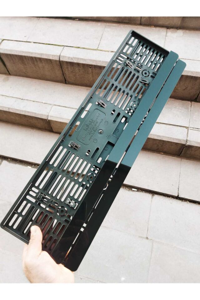 Plakalık Siyah Lazer Kesim Pleksi Sade ( 2 Adet )