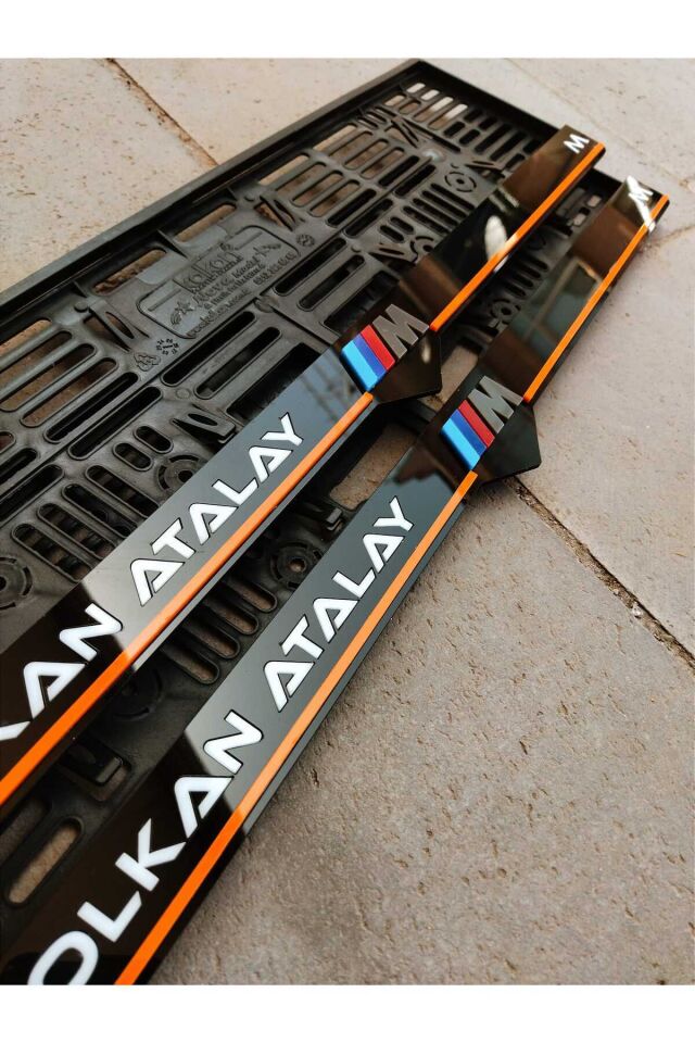 Plakalık Lazer Kesim Pleksi (2 Adet) BMW M SPORT KİŞİYE ÖZEL PLAKALIK | İSİME ÖZEL PLAKALIK