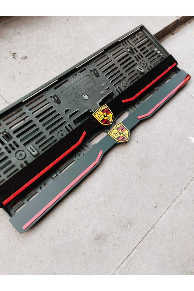 Plakalık Lazer Kesim Pleksi (2 Adet) Porsche Ki?şi?ye Özel Plakalik|i?si?me Özel Plakalik