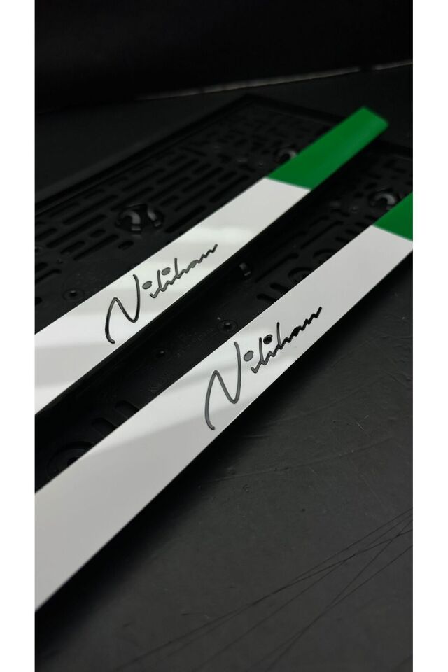 Lux Kişiye Özel Renkli Pleksi Takmatik Plakalık K.atatürk Imza Stickerı Hediye