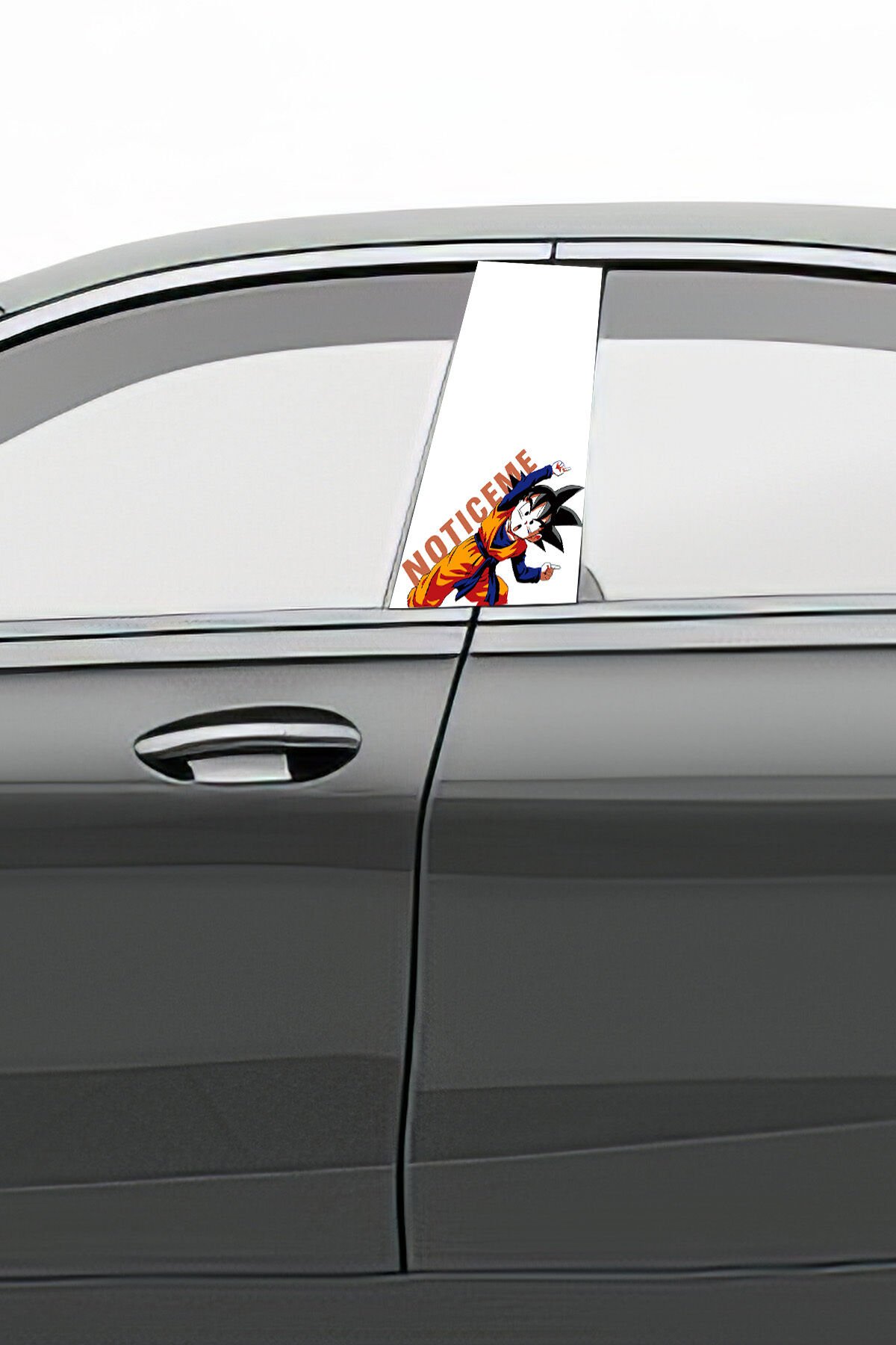 Araç Kapı Direk Kaplama Folyosu Desenli Sağ Sol Takım 2 Adet  22x50 cm