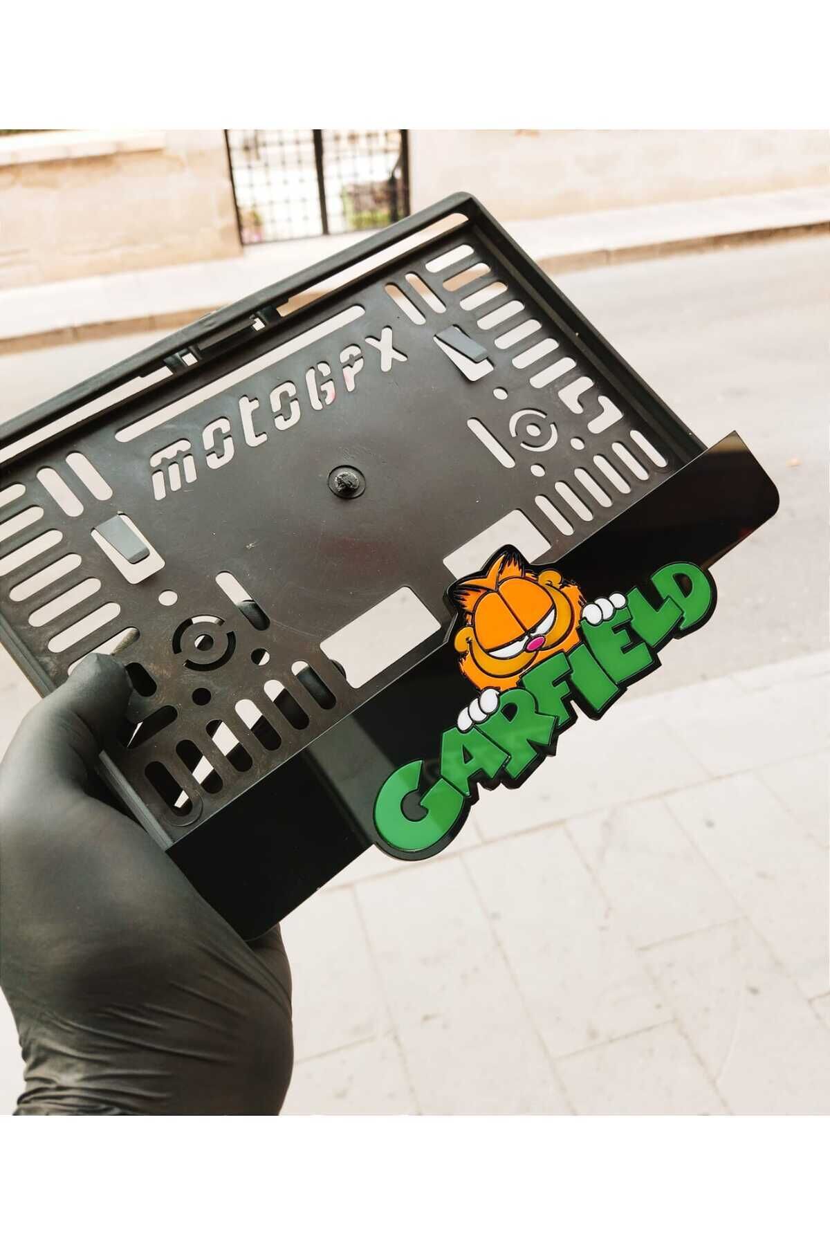 MOTORSİKLET PLAKALIK GARFIELD LAZER KESİM PLEKSİ