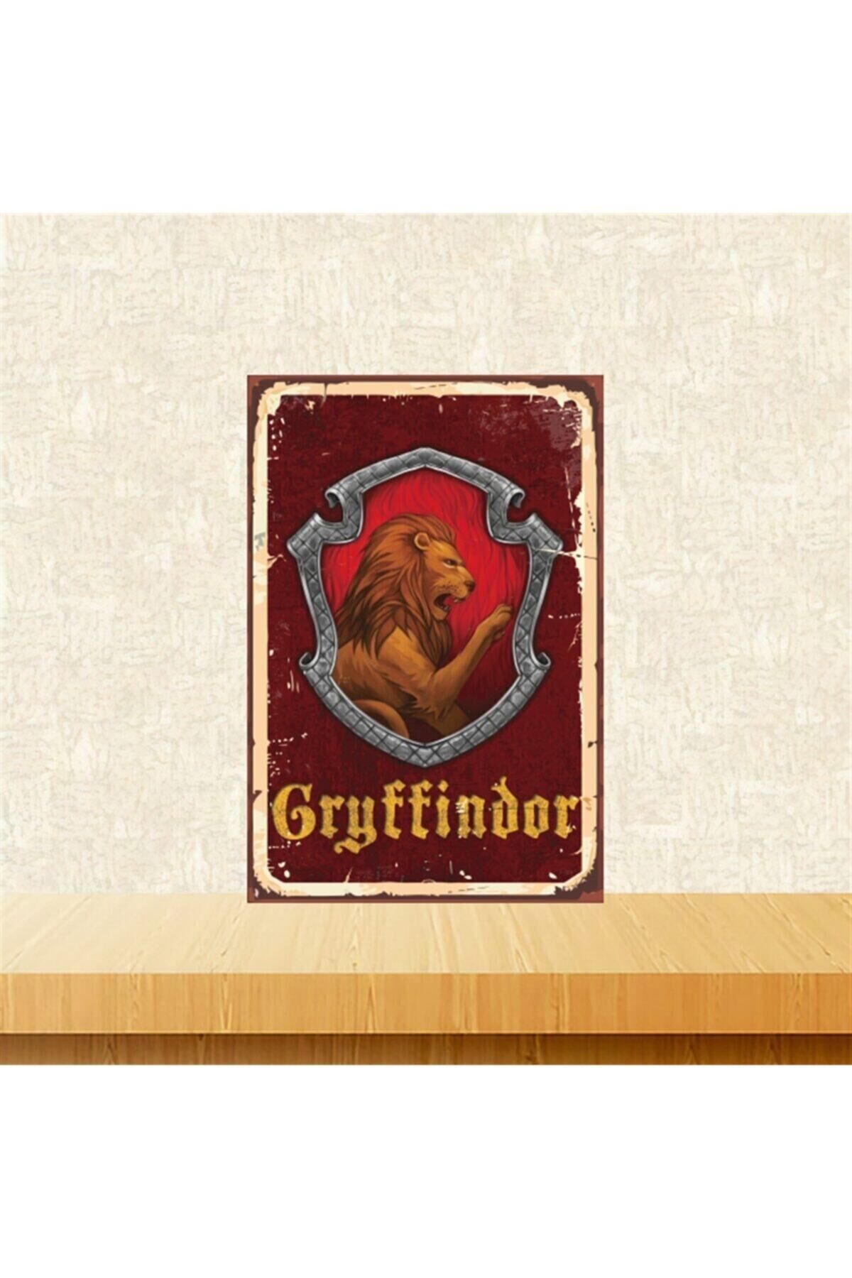 Gryffindor 20-30 Cm Retro Ahşap Tablo Tkfx5018