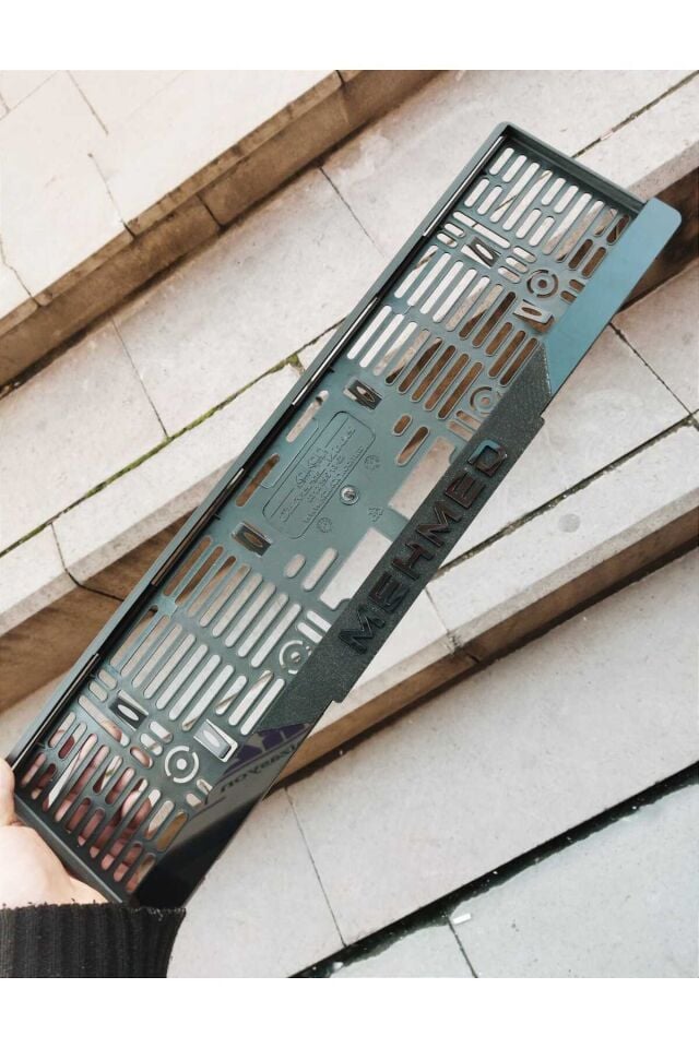 Plakalık Lazer Kesim Pleksi (2 Adet) ÖZEL ÜRETİM MAT SİYAH | İSİMLİ PLAKALIK | KİŞİYE ÖZEL PLAKALIK