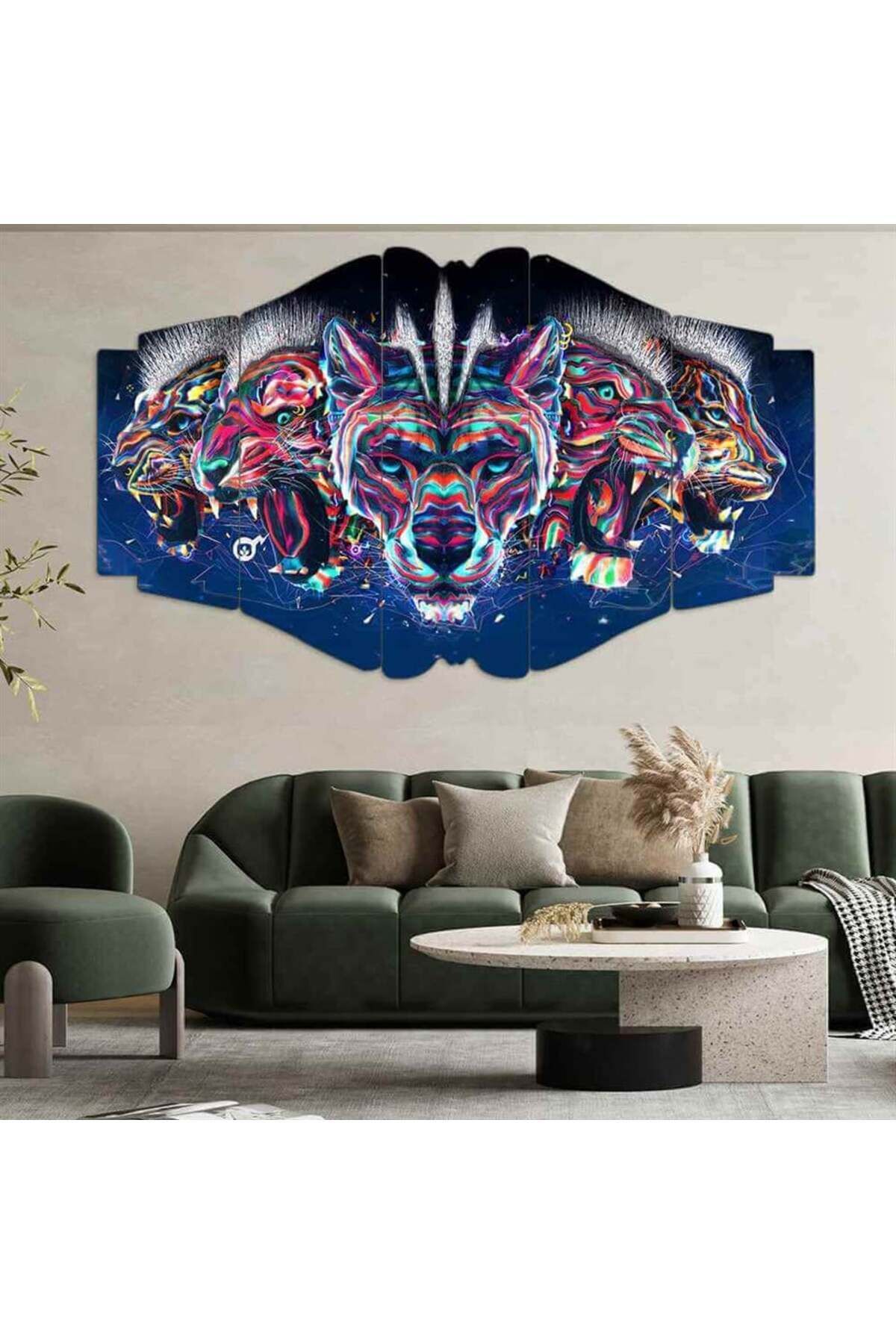 Vahşi Ruhlar - 5 Parçalı Tablo