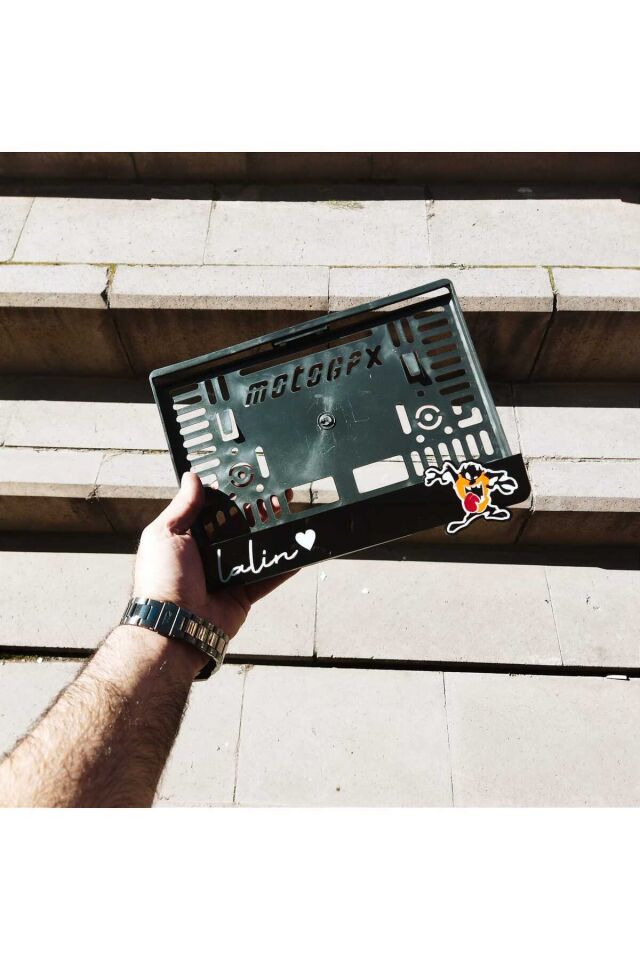 Motorsiklet Plakalık Lazer Kesim Pleksi tazmanya canavarı lmotor plakalık|kişiye özel plakalık