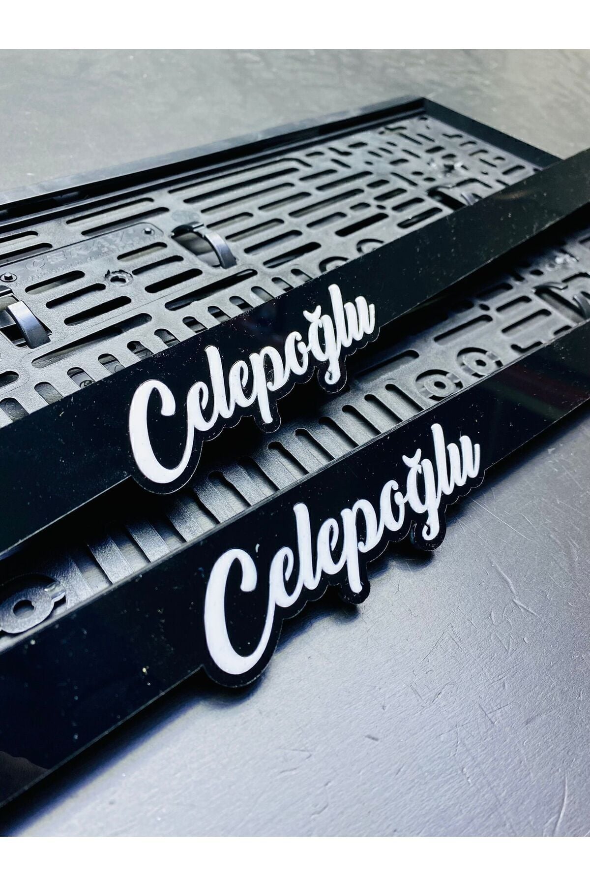 Kişiye Özel 3d Pleksi Takmatik Plakalık