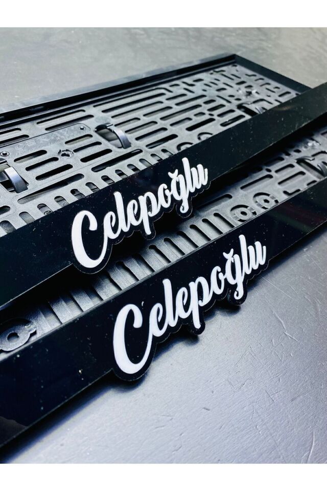 Kişiye Özel 3d Pleksi Takmatik Plakalık