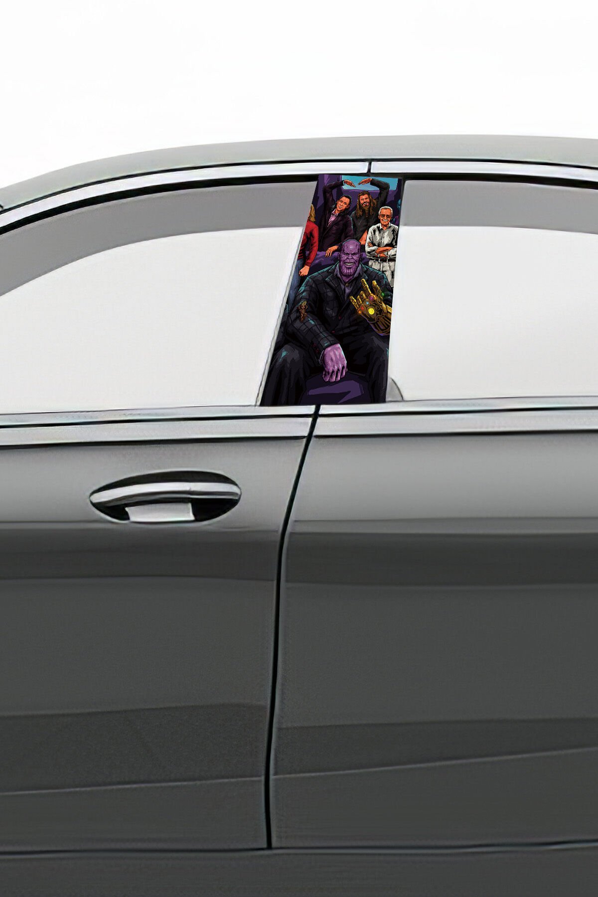 Araç Kapı Direk Kaplama Folyosu Desenli (Sağ Sol Takım) (2 Adet) - 22x50 Cm