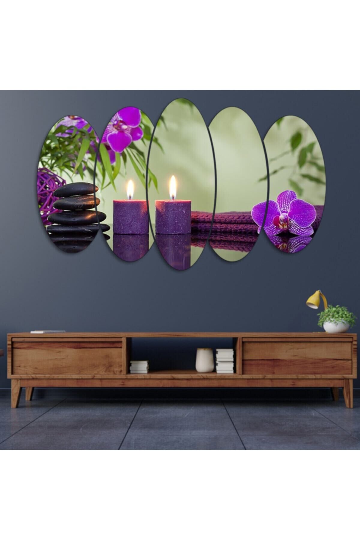 Terapi , Masaj - 5 Parçalı Tablo