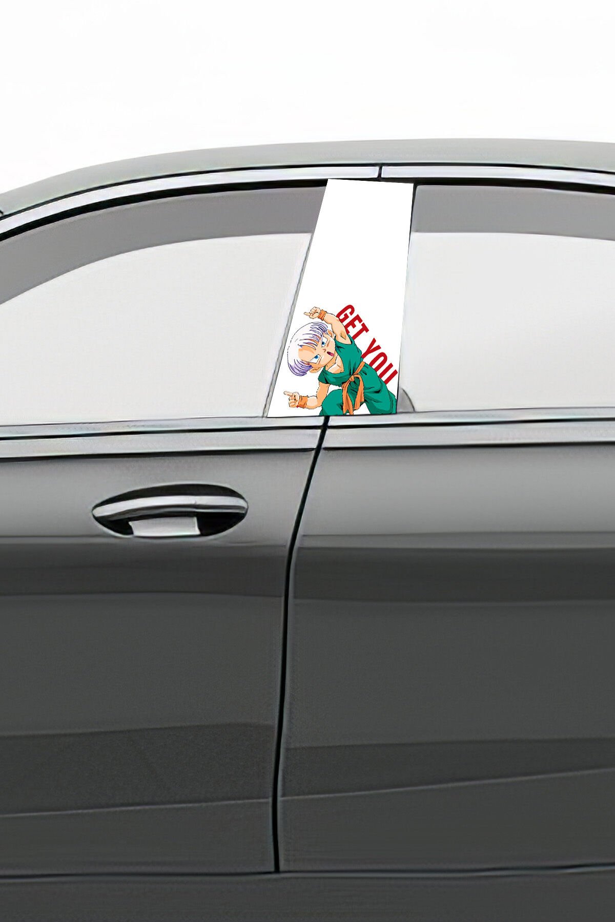 Araç Kapı Direk Kaplama Folyosu Desenli Sağ Sol Takım 2 Adet  22x50 cm