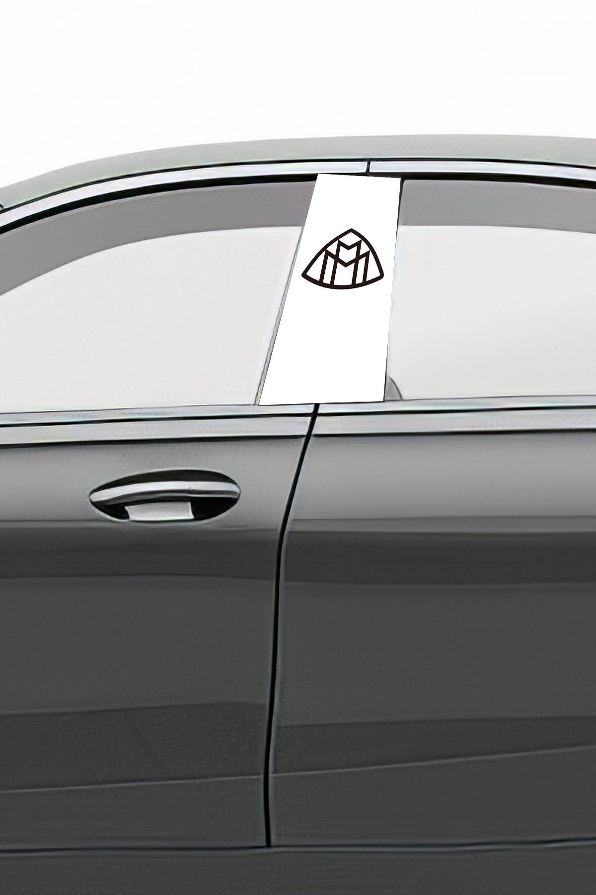 Araç Kapı Direk Kaplama Folyosu Desenli (Sağ Sol Takım) (2 Adet) - 22x50 Cm