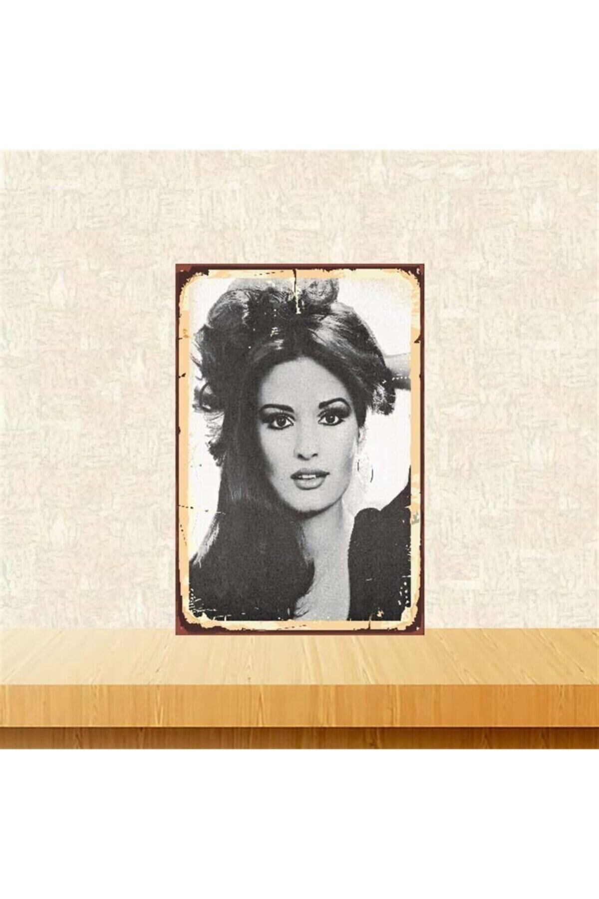 Müjde Ar 20-30 cm Retro Ahşap Poster Tkfx3736