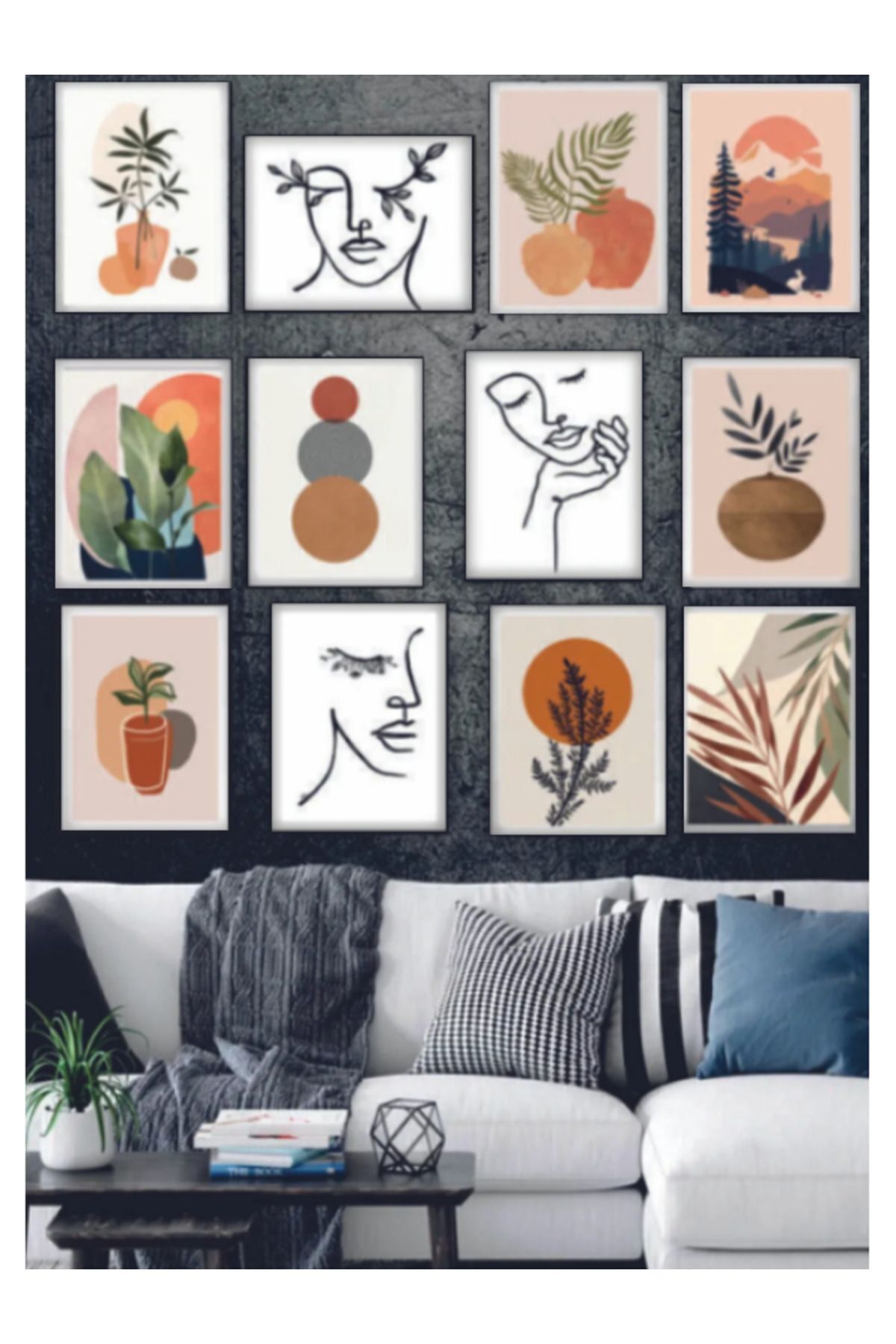 Dekorize Mdf Tablo Seti 12 Parça 3 Mm As0205