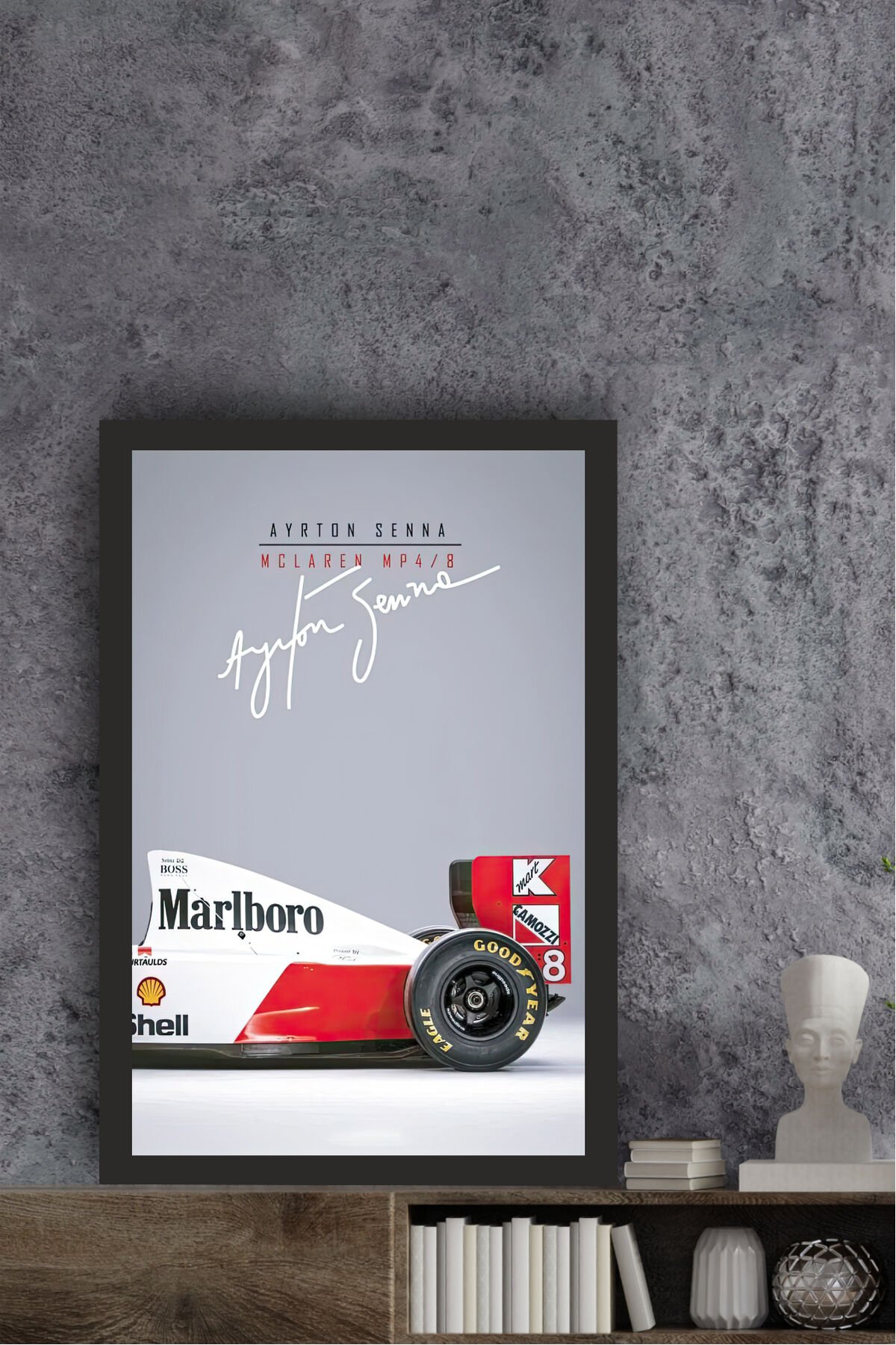 genç odası çerceve görünümlü mdf tablo