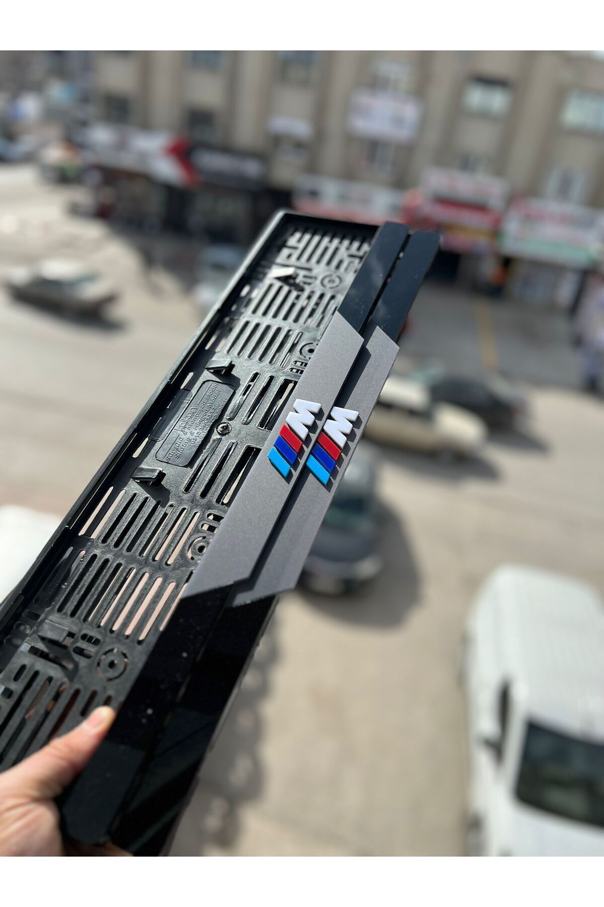 BMW M Logolu Mat Pleksi Plakalık