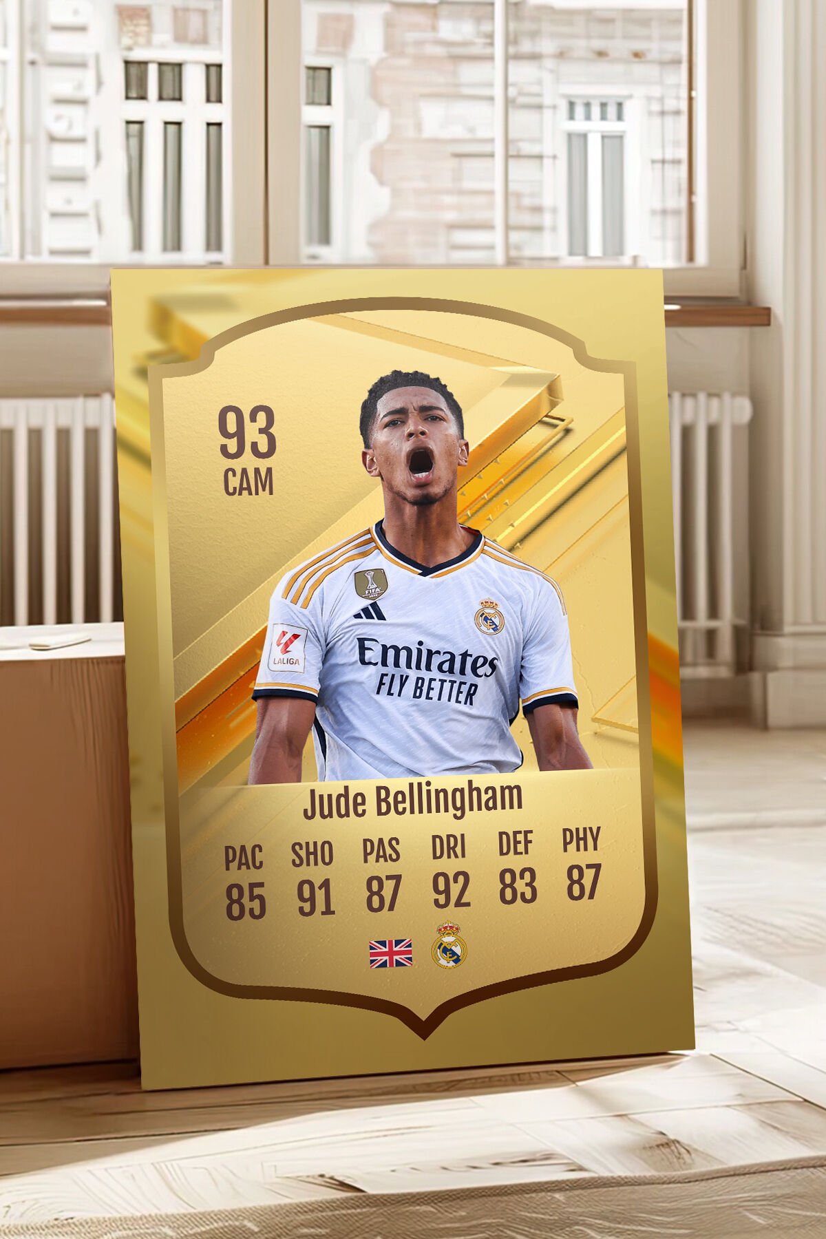 Futbolcu Fut Card mdf tablo serisi seti