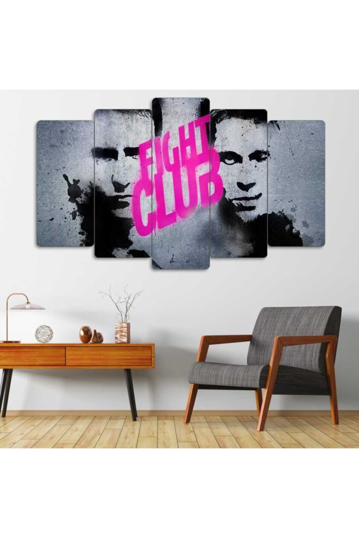 Fight Club - 5 Parçalı Tablo