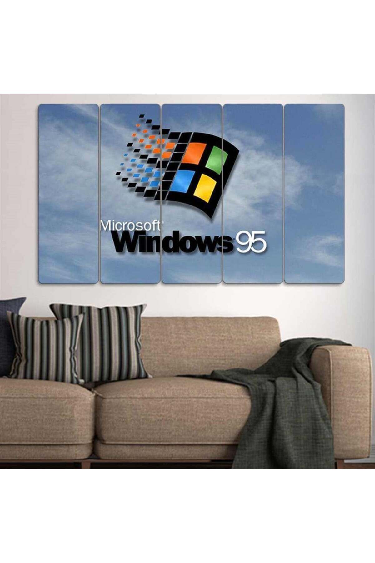 Windows 95, Açılış Ekranı - 5 Parçalı Tablo