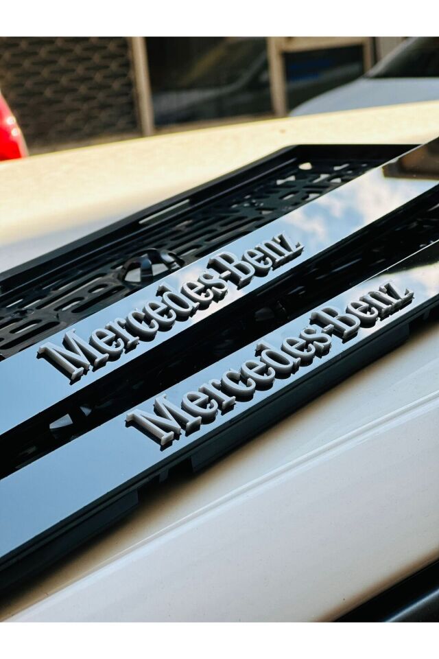 Mercedes-benz Pleksi Kabartma Takmatik Plakalık K.atatürk Imza Stickerı Hediye