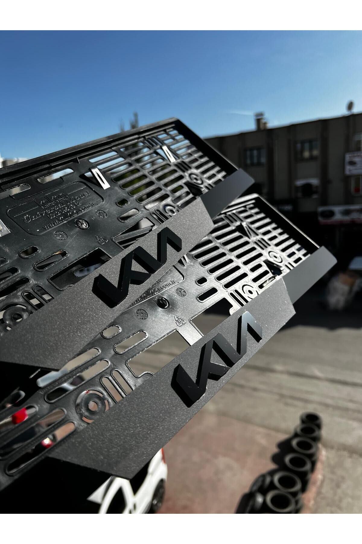 KIA UYUMLU LOGOLU MAT Pleksi Plakalık (1TAKIM,2,ADET)