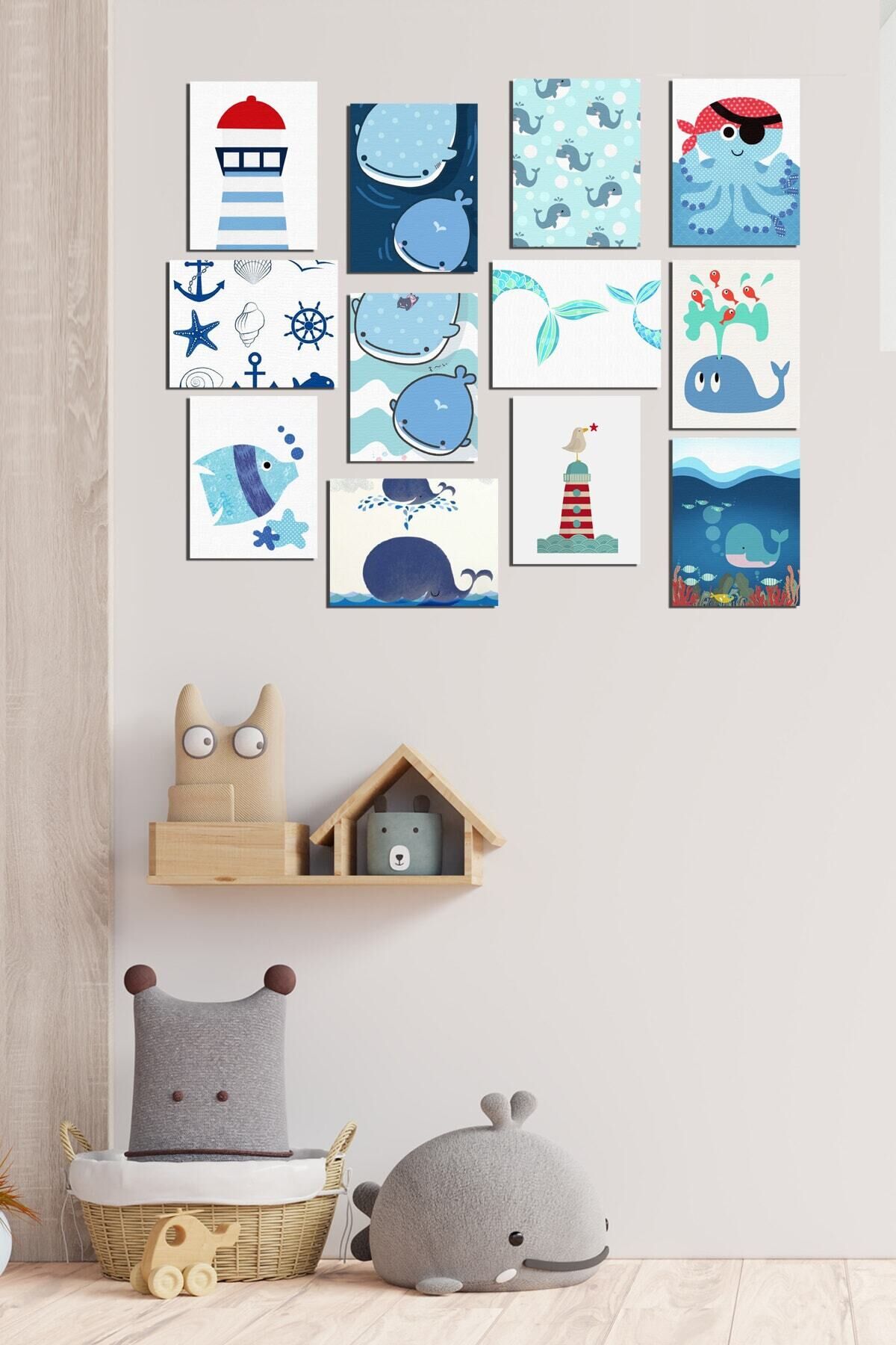 Modern Style 12 Parçalı Mdf Tablo Mck059