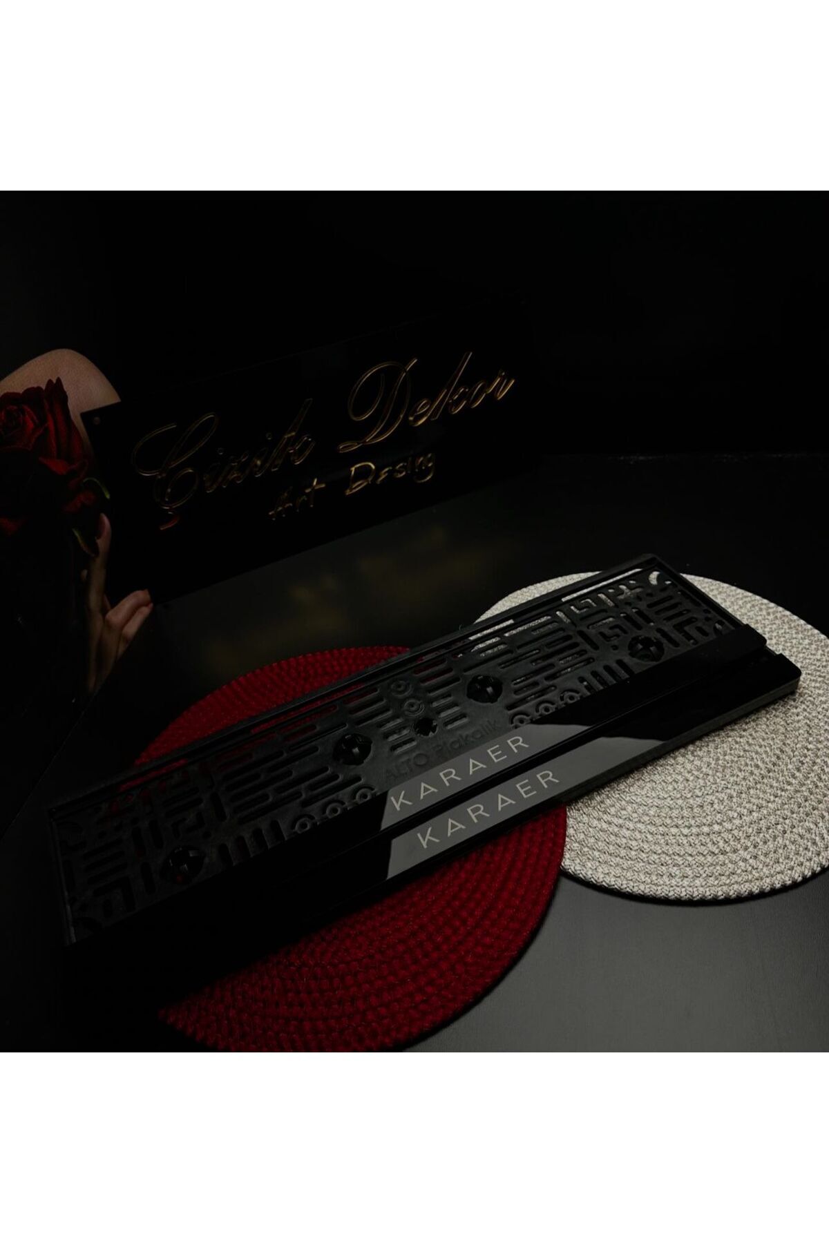 Markalama Isimli Tasarım Takmatik Premium Pleksi Plakalık