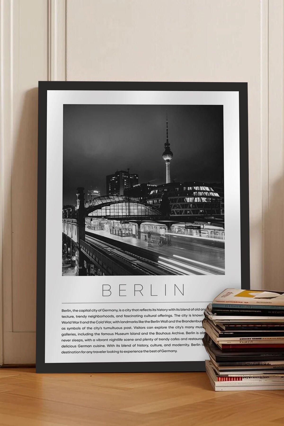 Dünya Şehirleri Koleksiyonu Çerçeve Görünümlü Mdf Tablo