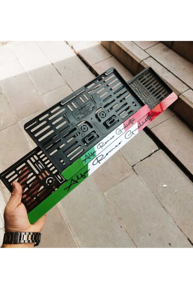 Plakalık Lazer Kesim Pleksi İTALYAN BAYRAKLI 1 Kare 1 Uzun |İSİMLİ PLAKALIK|KİŞİYE ÖZEL PLAKALIK