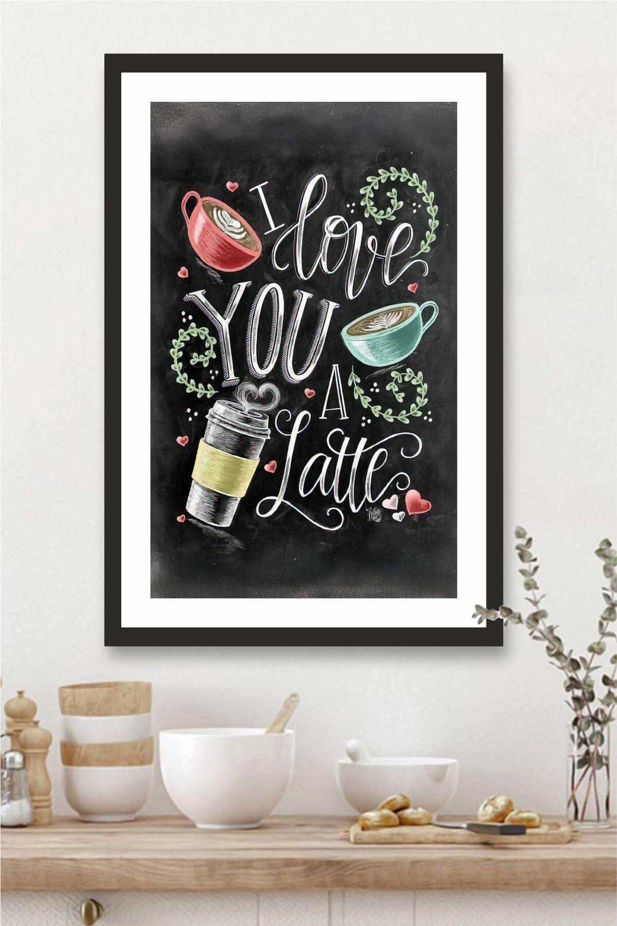 mutfak tasarımlı Çerçeve Görünümlü Mdf Tablo