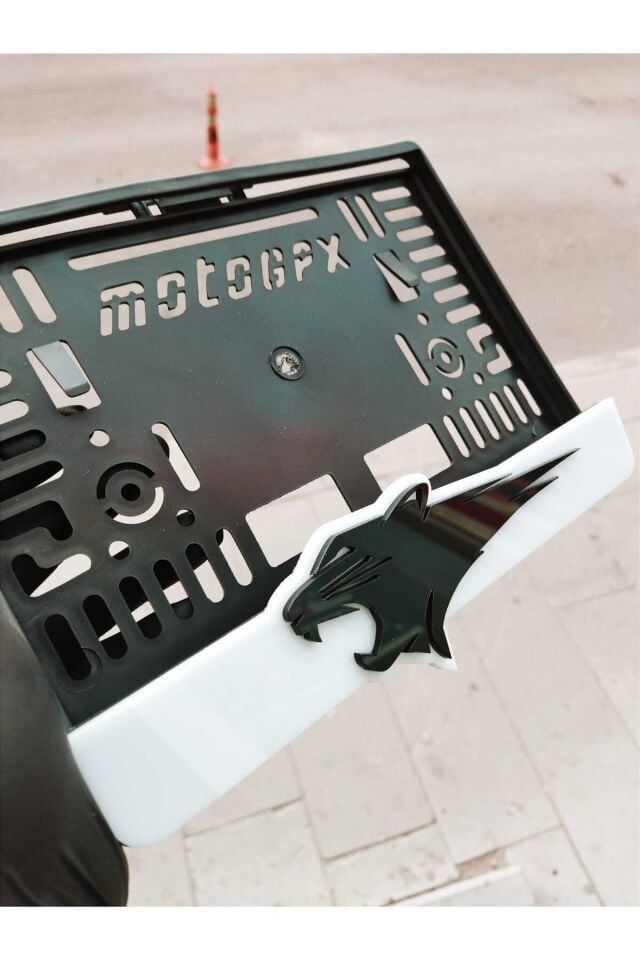 MOTORSİKLET PLAKALIK LAZER KESİM PLEKSİ