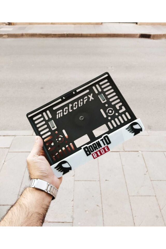 Motorsiklet Plakalık Lazer Kesim Pleksi | Isimli Plakalık | Kişiye Özel Plakalık