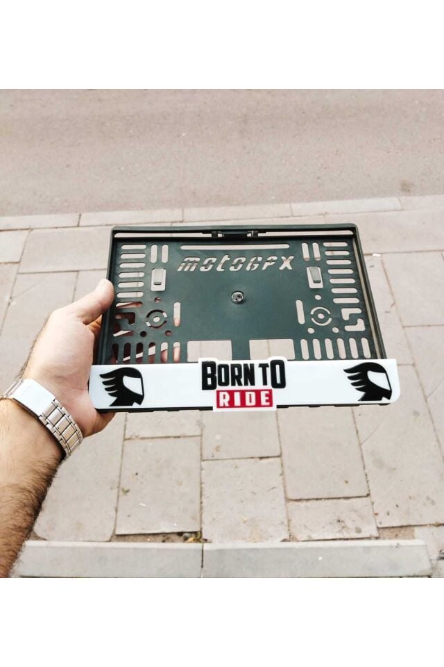 Motorsiklet Plakalık Lazer Kesim Pleksi | Isimli Plakalık | Kişiye Özel Plakalık