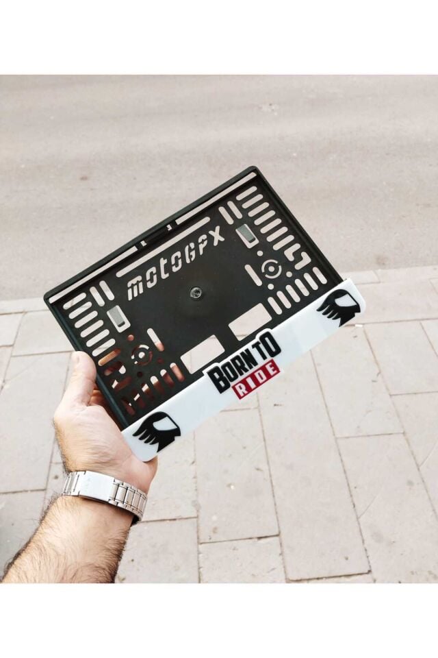 Motorsiklet Plakalık Lazer Kesim Pleksi | Isimli Plakalık | Kişiye Özel Plakalık