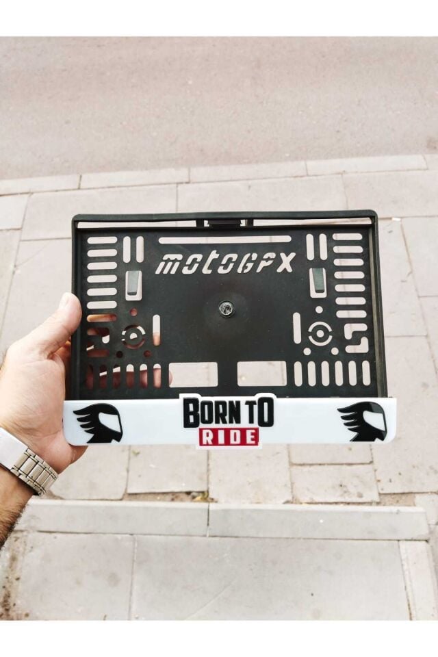 Motorsiklet Plakalık Lazer Kesim Pleksi | Isimli Plakalık | Kişiye Özel Plakalık