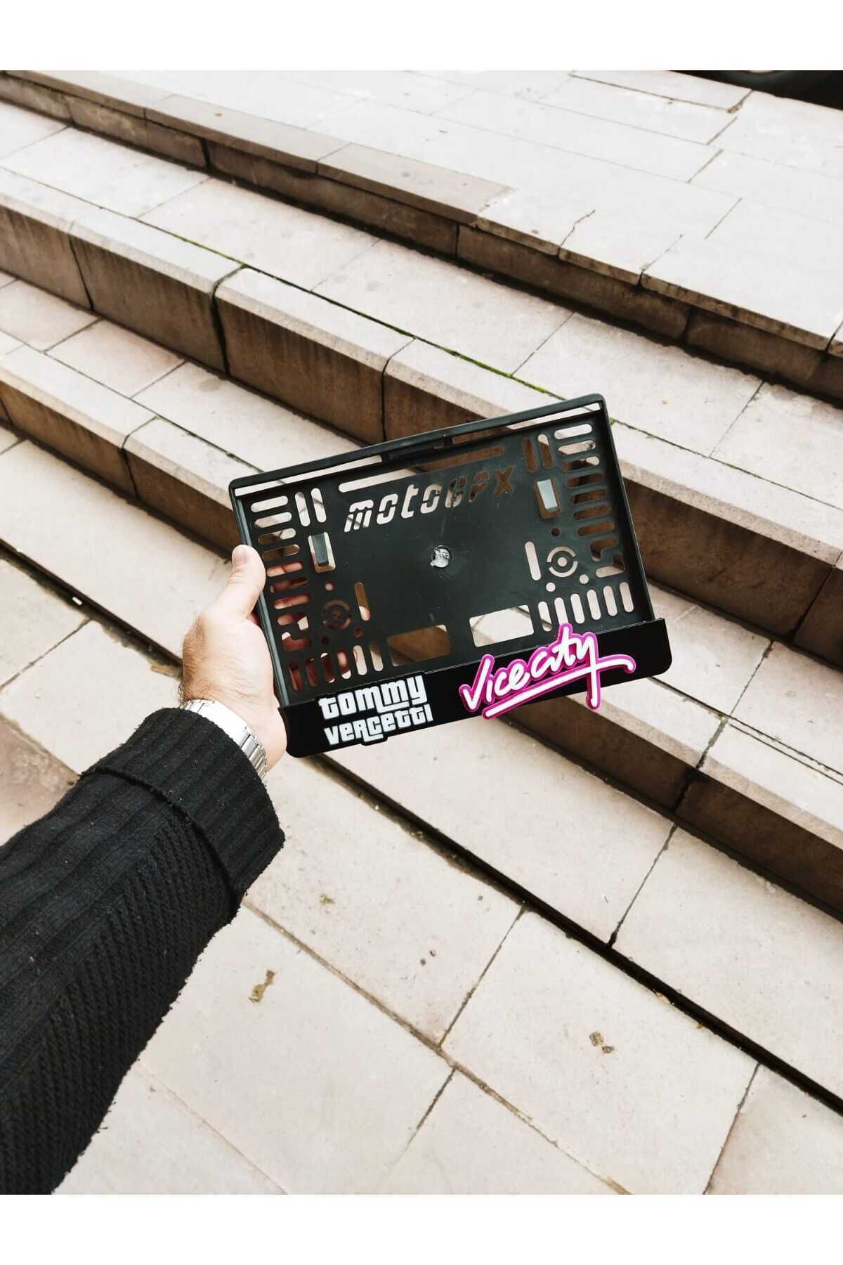 Motorsiklet Plakalık Lazer Kesim Pleksi Vıce Cıty