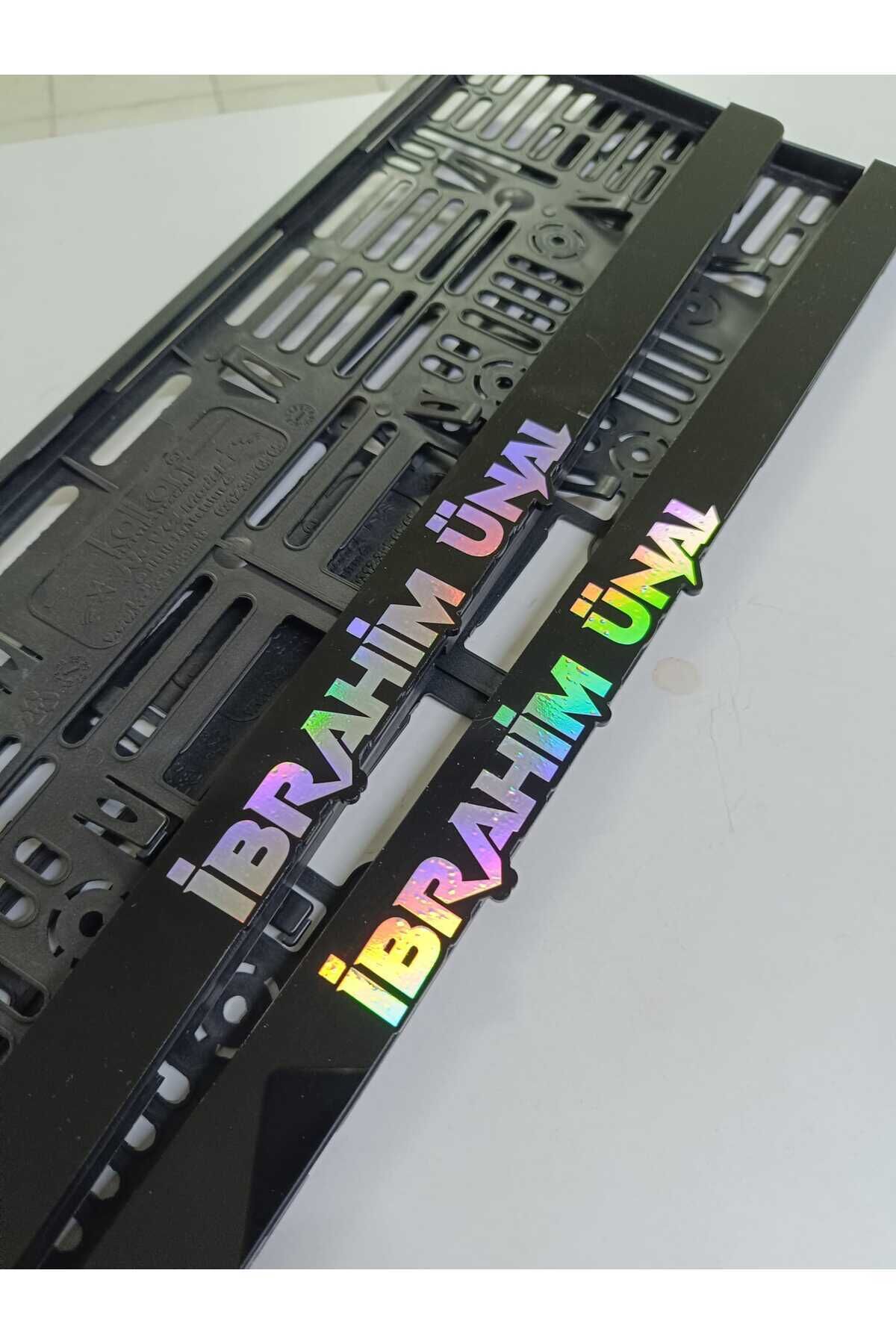 Plakalık Lazer Kesim Pleksi (2 Adet) HOLOGRAMLI KİŞİYE ÖZEL PLAKALIK|İSİME ÖZEL PLAKALIK