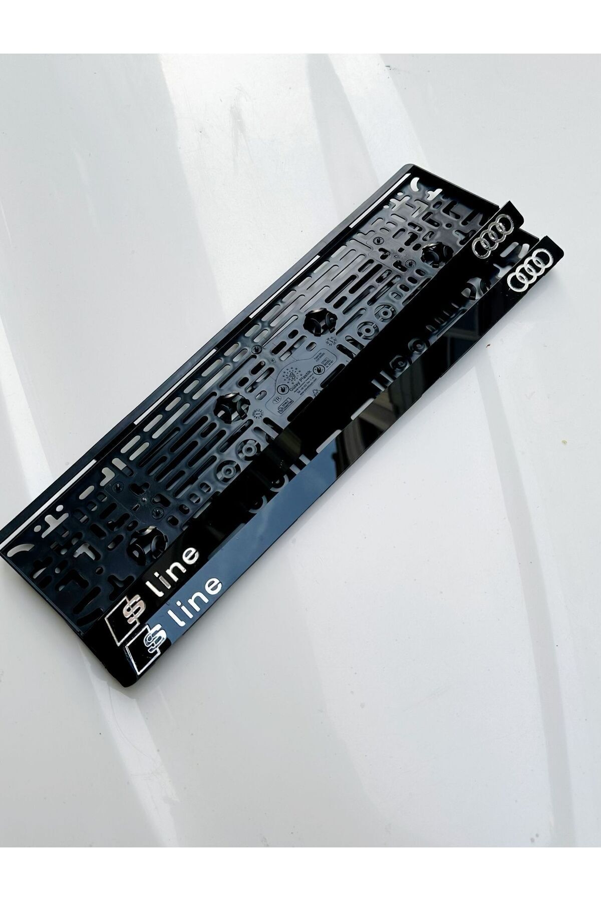 AUDİ S LİNE 3D LÜX Takmatik Pleksi PLAKALIK Uyumlu