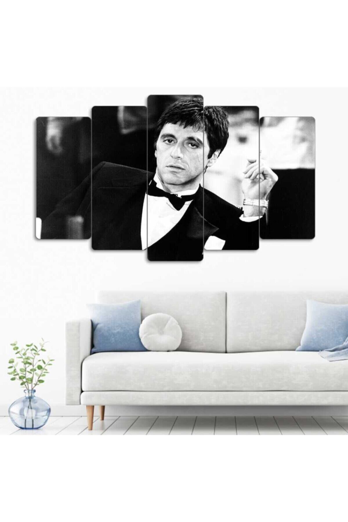 Tony Montana, Al Pacino - 5 Parçalı Tablo